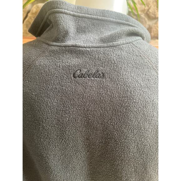 Cabelas Primaloft XPG 1/4 Zip Gray Fleece Pullover Jacket Women's Size M - Picture 3 of 10